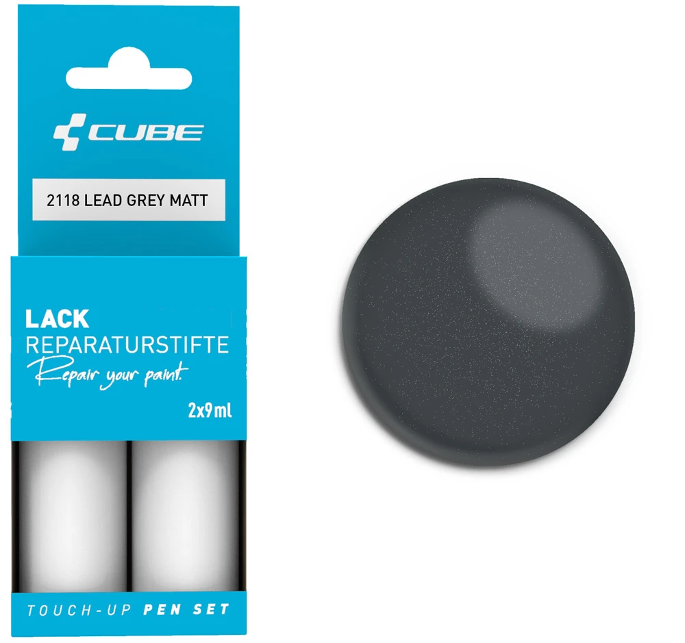 Cube Lackreparaturstift Set LEAD GREY Matt